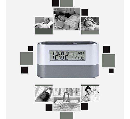 Lápiz Despertador Digital Multifuncional Para Oficina En Cas