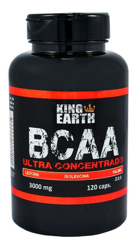 Bcaa Ultra Concentrado - 120caps 3000mg - Rei Terra