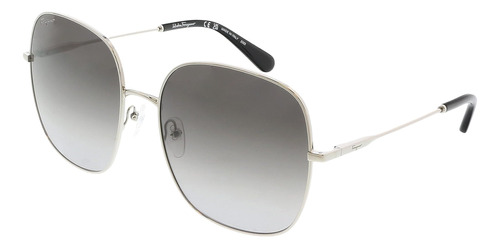 Salvatore Ferragamo Gafas De Sol Cuadradas Con Degradado Gri