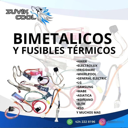 Bimetalicos Y Fusibles Termicos Para Nevera