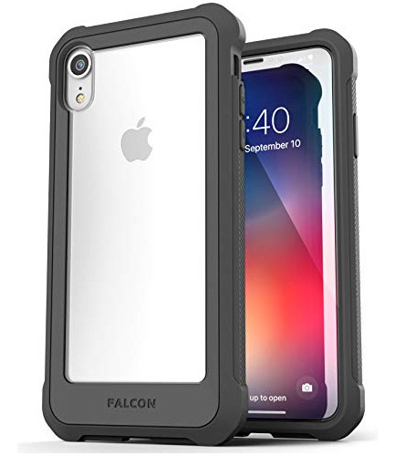 Funda Dos Partes De Color Gris Para iPhone XS Material Tpu