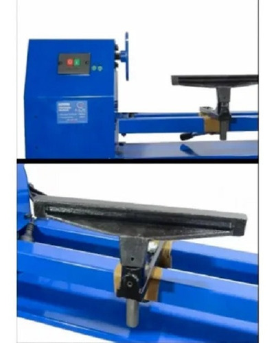 Imagen 3 de 5 de Torno Para Madera Mini 375w Plato 1000mm Kld + Set De Jubias