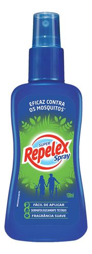 Repelente Spray Suave Repelex Frasco 100ml