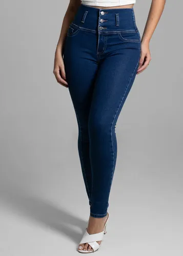 Cal a Feminina Sawary C s El stico Lycra Chapa Barriga 3930