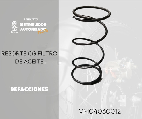 Vento Resorte Filtro De Aceite Vm04060012 Todos Modelos