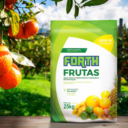 Imagem 3 de 7 de Fertilizante Forth Adubo Para Frutas - 25kg