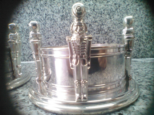 Imagen 2 de 4 de Navidad Cascanueces Porta Velas Porta Botellas