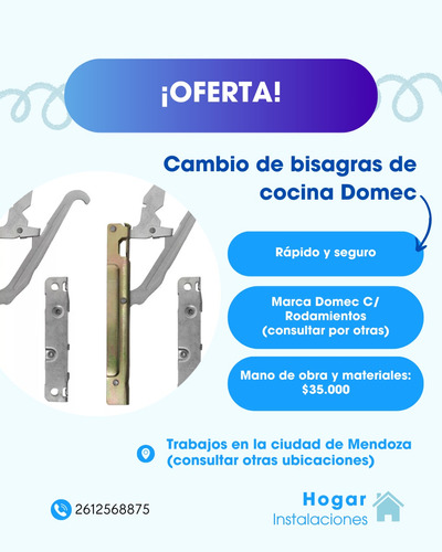 Instalación De Bisagras De Puerta De Cocina Domec