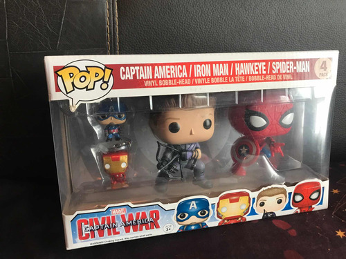 Funko Pop Pack Civil War Spiderman