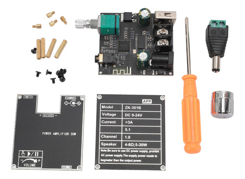 Módulo Amplificador De Potencia Zk-301b Mono 5.1 Placa 30w T