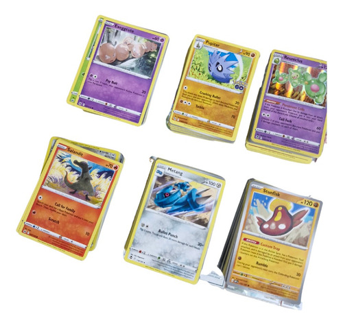Lote 100 Cartas Pokémon Originales