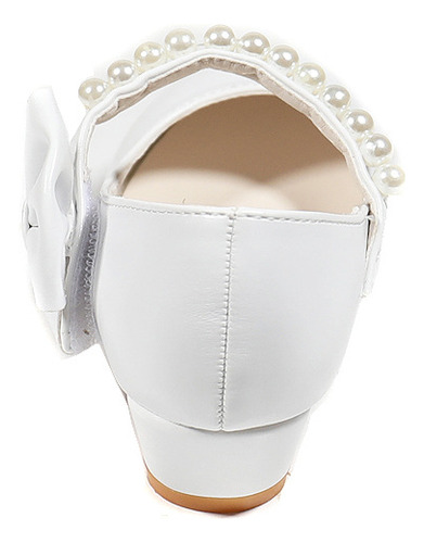 Zapatos De Tacón Alto Estilo Princesa Para Niñas Con Nudo De