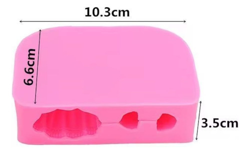Pack 2 Moldes Silicón Ropa Bebé, Niña, Niño/ Choco, Jabón Rosa