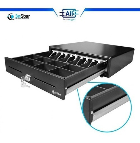 Gaveta Porta Dinero 3nstar Cd350 De Acero Rj11 410x420mm.