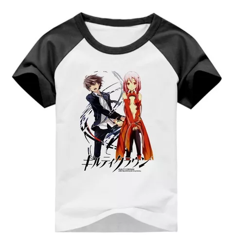 Camiseta/camisa Feminina Guilty Crown Inori Personagem