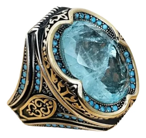 Anillo De Hombre Estilo Sult n Otomano yu147 MercadoLibre