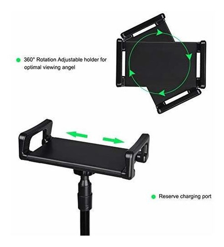 Soporte Cuello Cisne Para Tablet Ajustable Tableta Brazo