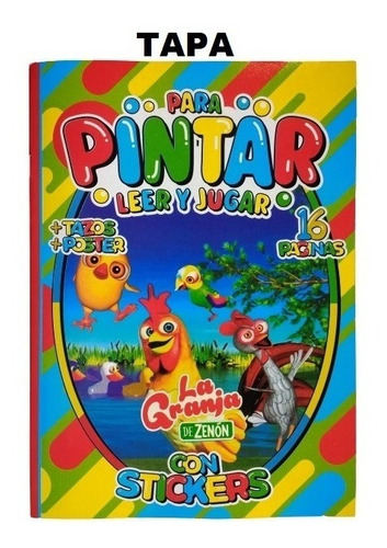 Imagen 3 de 8 de 30 Libros P/ Colorear, Pintar, Jugar Nenas 16 Pág + Stickers