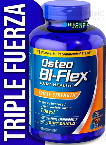 Osteo Bi-flex (200 Tabletas) Triple Fuerza Articulaciones