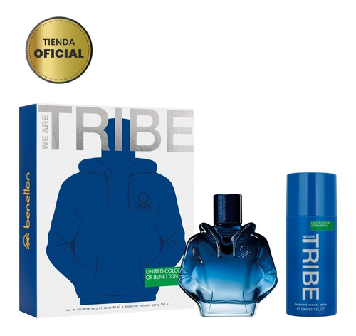 We Are Tribe Edt 90ml + Desodorante 150ml - Perfume Hombre