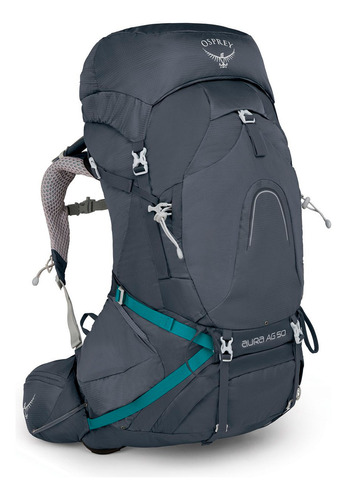 Mochila Osprey Aura Ag 50 + Raincover Trekking Mujer 