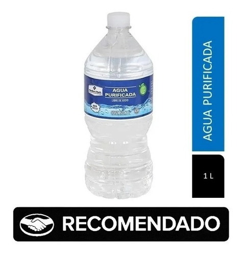 Agua Natural Purificada Members Mark 1 Litro