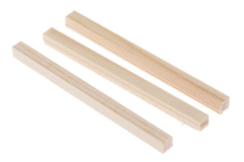 Imagen 8 de 12 de 100 Unids / Set De Madera Inacabada Palitos De Madera De