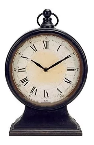 Nikky Home Reloj De Mesa Vintage Con Pilas, Silencioso, Sin