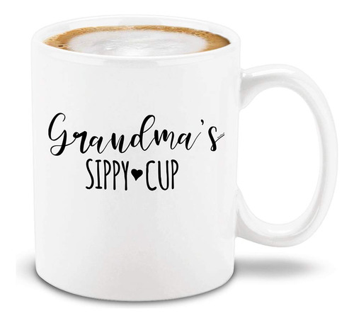 Shop4ever® Grandma's Sippy Cup Taza De Cafe De Ceramica Para