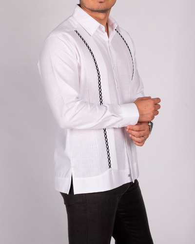 Guayabera Yucateca Camisa De Hombre Dezendo Modelo Oxkutzcab