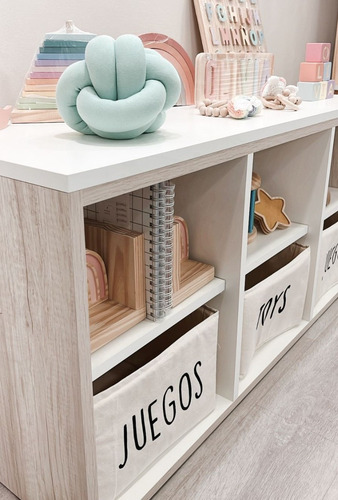 Organizador De Juguetes Estilo Montessori - Blanco-helsinki