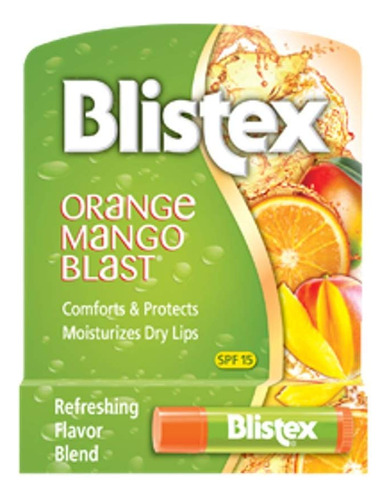 Blistex Protector De Labios Spf 15 Naranja Mango Blast.15 Oz