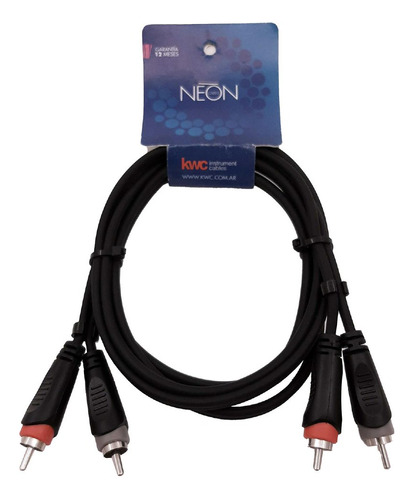 Cuo Cable Rca (2) A Rca (2) X 3 Mt Kwc 9013 Neon