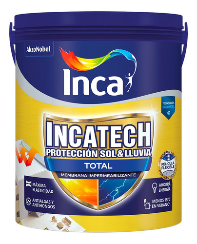 Incatech Total Membrana Liquida Inca 20 Kilos