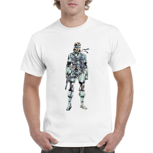 Camisa De Hombre  Moderno Estilo Metal Gear Big Boss