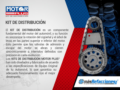 Kit Distribución 4 Pzas Sx4 L4 2.0l 2009-2013 Motor Plus