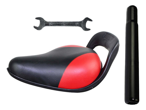 Para Bicicleta Para Niños Asiento Para Niños En Rojo Negro