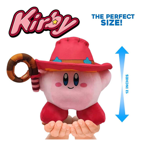 Kirby Cowboy Whip 12 Mega Plush Lindos Peluches, Peluches Y