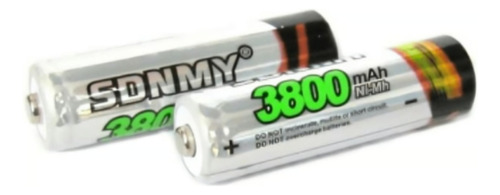 Pila Sdnmy Aa Set X 2 Piezas 1.2v Recargable 3800 Mah