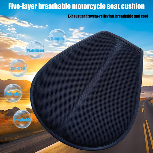 Padre De Asiento De Motocicleta Almohadilla De Asiento De Mo