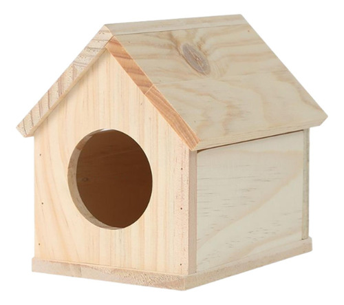 Casa De Madera Para Hámster, Refugio De Cabaña Estilo B