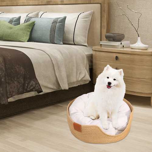 Camas Para Gatos De Ratán Tejidas A Mano, Sofá S
