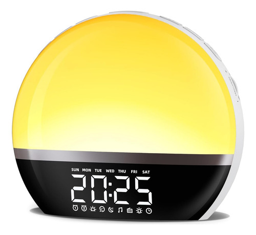 Reloj Despertador De Radio Fm Y Salida Del Sol, Luz De ...