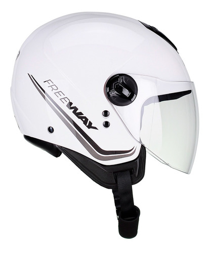 Capacete Peels Freeway New Classic Cor Branco Tamanho do capacete 60