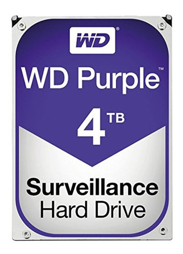 Disco Duro Western Digital Purple Surveillance 4tb Rpm 5400