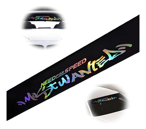 Sticker Tornasol Need For Speed Calcomania Parabrisas Auto