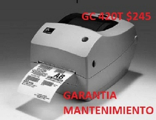 Impresora Etiquetas Codigo Barras Zebra Termica Gc420t Usada