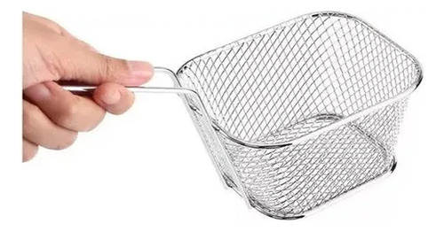 Cesta Para Servir Papas Fritas, Ración De 10 Piezas