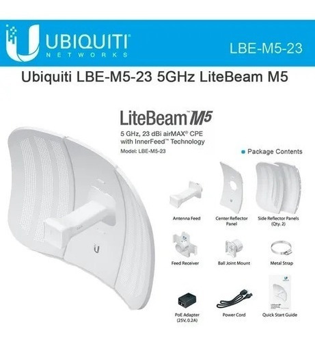 Antena Ubiquiti Litebeam Lbe-m5-23