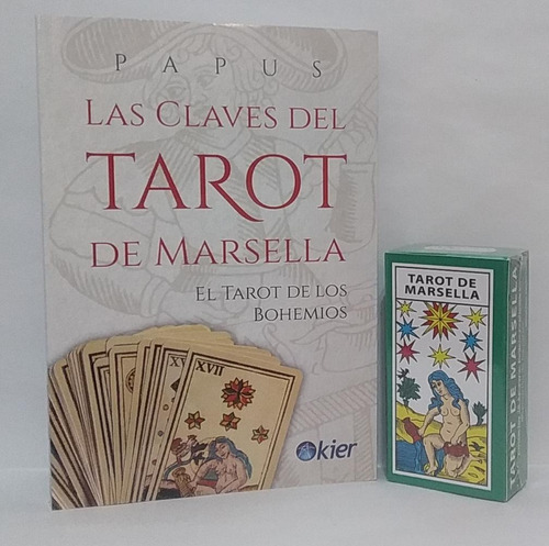 Libro Tarot Marsella-papus-kier + Mazo Tarot Marsella Joker 